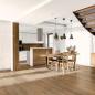 Preview: Parkett Boston Landhaus Breitdiele Eiche XL astig gebürstet geräuchert weiß geölt Thede & Witte 
