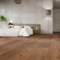 Preview: Parkett Boston Landhaus extra Breitdiele Eiche XXL astig gebürstet geräuchert geölt Thede & Witte 
