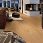 Preview: Eiche lebhaft pure gebürstet 08936 Landhausdiele - Meister Lindura-Holzboden HD 400 ultramattlackiert  