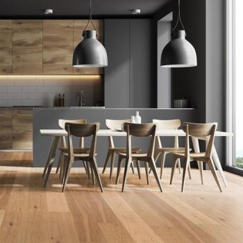 Parkett Boston Landhausdiele Eiche astig gebürstet matt versiegelt Thede & Witte