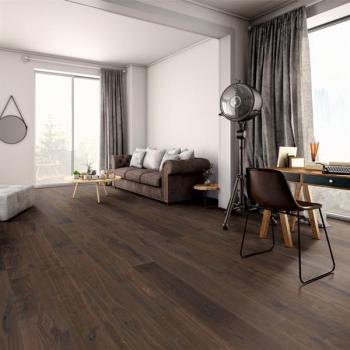 Parkett Boston Landhausdiele Eiche astig gebürstet kerngeräuchert geölt - Rohoptik Thede & Witte 