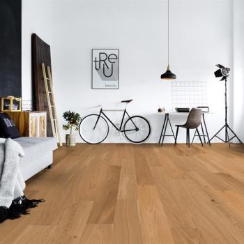 Parkett Euro Landhausdiele Eiche leicht astig gebürstet geölt Thede & Witte 