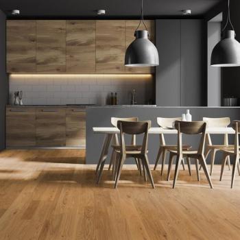 Parkett Euro Landhausdiele Eiche XL astig gebürstet geölt Thede & Witte 