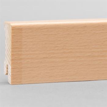 KGM Sockelleisten Modern 40 Buche gedämpft natur lackiert - nur noch 12 lfm verfügbar