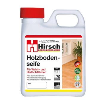 Hirsch Holzbodenseife weiß 2,5l (&euro;23,60/l) 