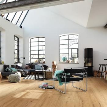Eiche authentic pure gebürstet 08902 Landhausdiele - Meister Lindura-Holzboden HD 400 naturgeölt 