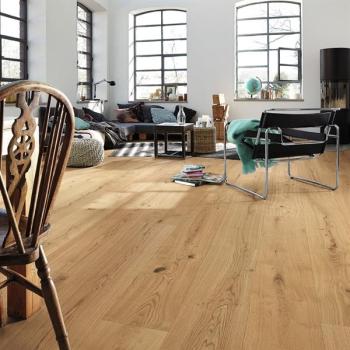 Eiche authentic pure gebürstet 08902 Landhausdiele - Meister Lindura-Holzboden HD 400 naturgeölt 