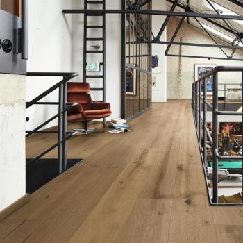 Eiche authentic greige gebürstet 08923 Landhausdiele - Meister Lindura-Holzboden HD 400 ultramattlackiert 