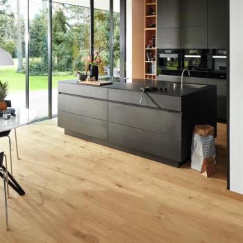 Eiche authentic pure gebürstet 08921 Landhausdiele - Meister Lindura-Holzboden HD 400 ultramattlackiert  