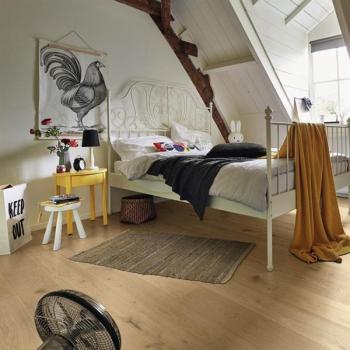 Eiche authentic creme gebürstet 09020 Landhausdiele - MeisterParkett.longlife PS 300 ultramattlackiert 