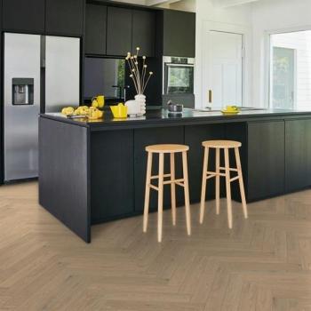 Parador Parkett Trendtime 3 Eiche Bardolino weiß Living Plus lackversiegelt matt weiß Stab Fischgrät 