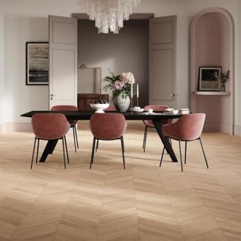Parador Parkett Trendtime 10 Eiche weiß matt lackiert Natur Chevron-Stab 