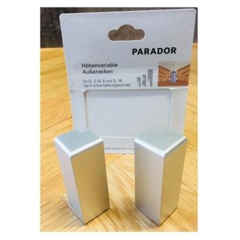 Parador Universal Außenecken für SL 1, SL 3, SL 5, SL 5 WF, SL 6, SL 18, in Alu-Optik 