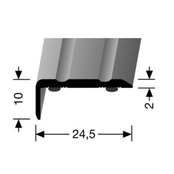 Küberit Winkelprofil 236SK 24/10 F2 edelstahl 270cm 