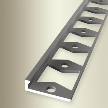 Küberit Doppel-K Abschlussprofil 299 G F2 Edelstahl 250 cm 