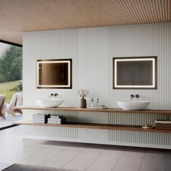 Design-Paneele Uni kristallweiß/kristallweiß - ter Hürne Linear Edition 