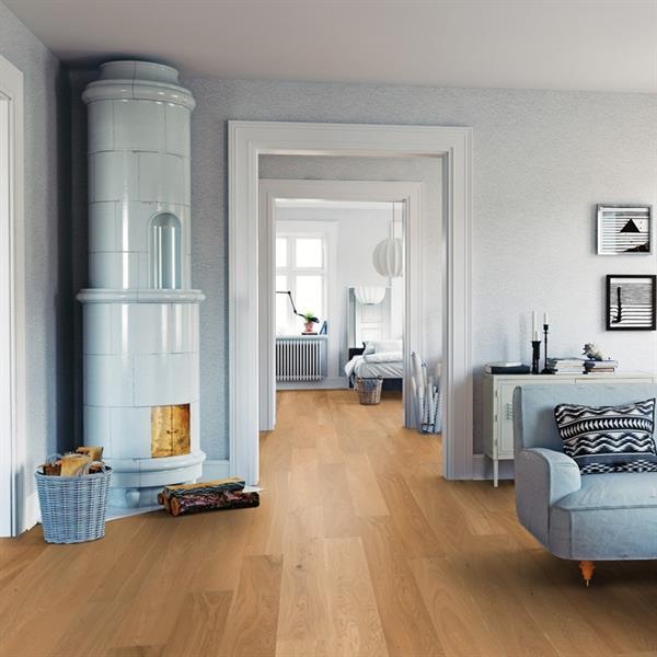 Parkett Boston Landhausdiele Eiche leicht astig gebürstet matt versiegelt Thede & Witte  