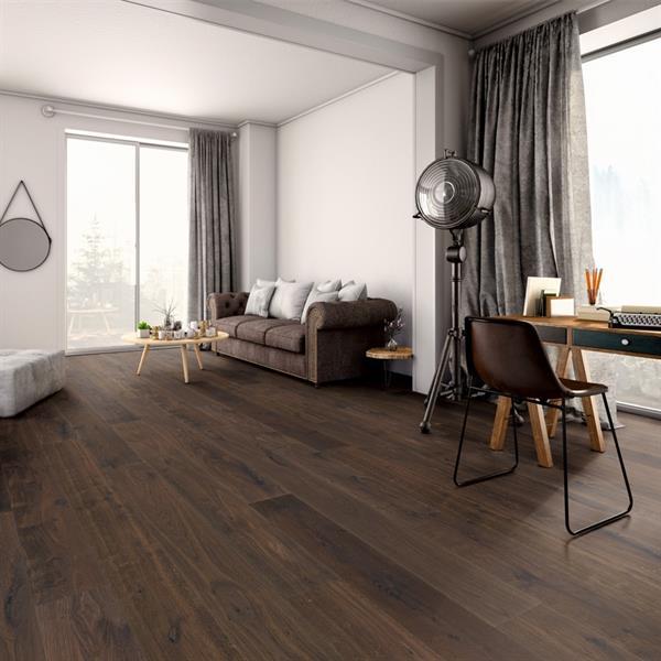 Parkett Boston Landhausdiele Eiche astig gebürstet kerngeräuchert geölt - Rohoptik Thede & Witte 