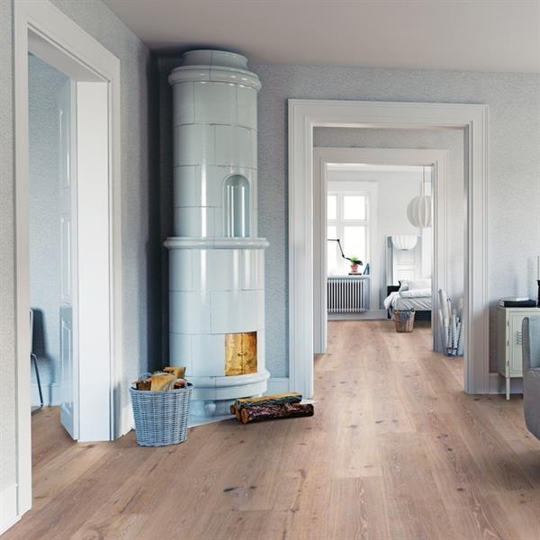 Parkett Boston Landhaus Breitdiele Eiche XL Whitewash gekalkt weiß geölt Thede & Witte 