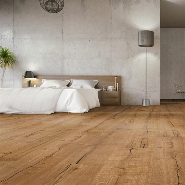 Parkett Boston Landhaus extra Breitdiele Eiche XXL rustikal tief gebürstet geölt Thede & Witte 
