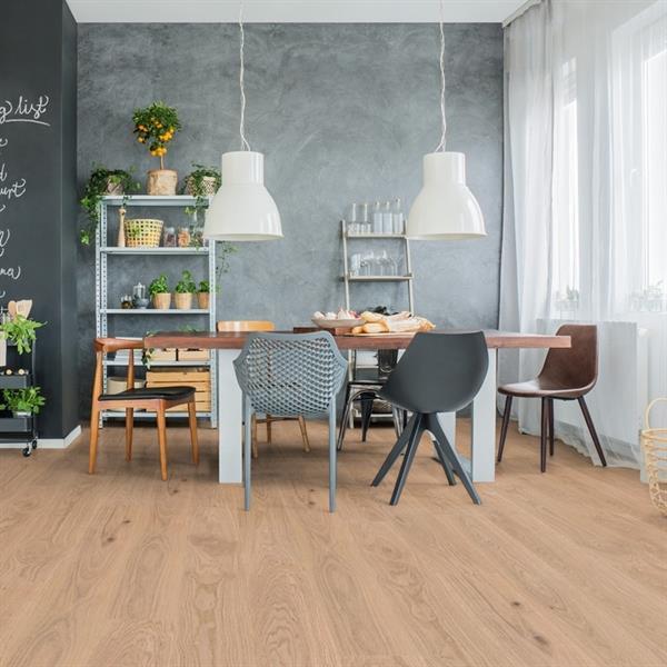 Parkett Euro Landhausdiele Eiche astig gebürstet weiß geölt Thede & Witte 