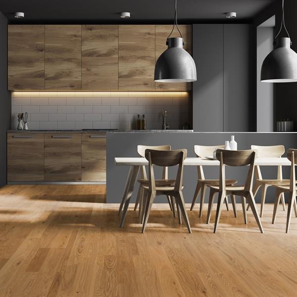 Parkett Euro Landhausdiele Eiche XL astig gebürstet geölt Thede & Witte 