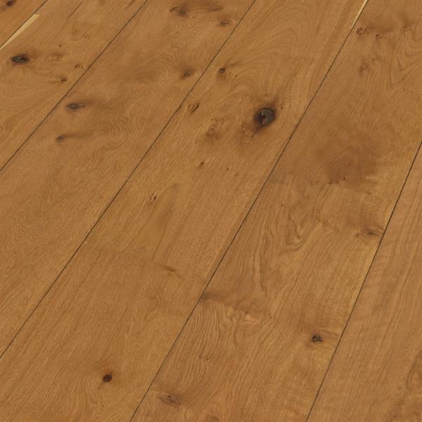 Eiche authentic kastanienbraun gebürstet 08911 Landhausdiele - Meister Lindura-Holzboden HD 400 naturgeölt 