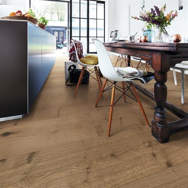 Eiche authentic greige gebürstet 08905 Landhausdiele - Meister Lindura-Holzboden HD 400 naturgeölt 