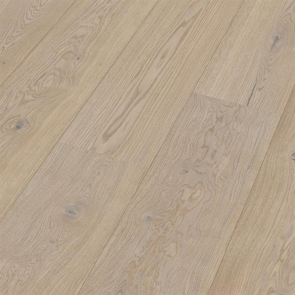 Eiche lebhaft cremeweiß gebürstet 08908 Landhausdiele - Meister Lindura-Holzboden HD 400 naturgeölt 