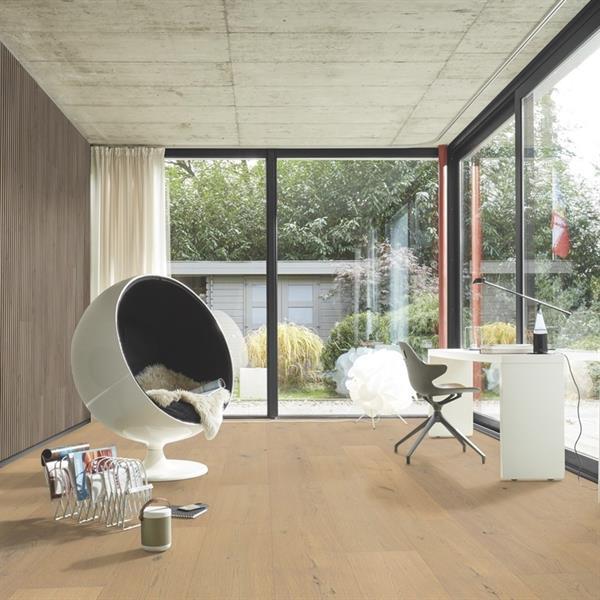 Eiche authentic sandgrau gebürstet 20226 Landhausdiele - Meister Lindura-Holzboden HD 400 ultramattlackiert 
