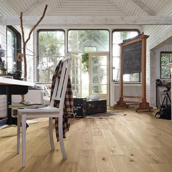 Eiche authentic greige gebürstet 09006 Landhausdiele - MeisterParkett.longlife PS 300 ultramattlackiert 