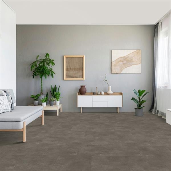 Parador Vinyl Trendtime 5 Stein Trafalgar dunkelgrau quadratische Fliese 