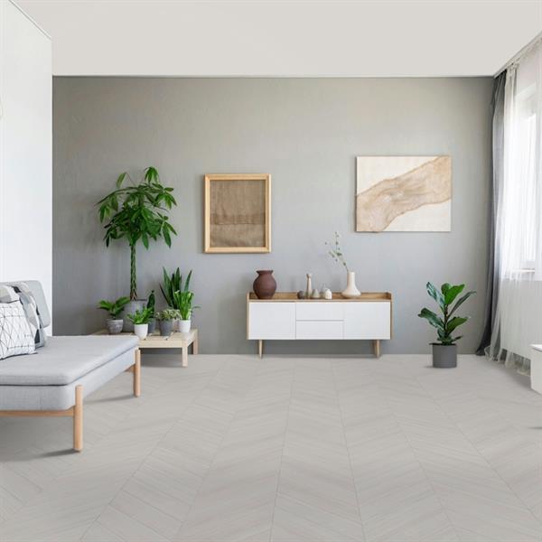 Parador Vinyl Trendtime 10 Eiche Oxford weiß Chevorn-Stab 