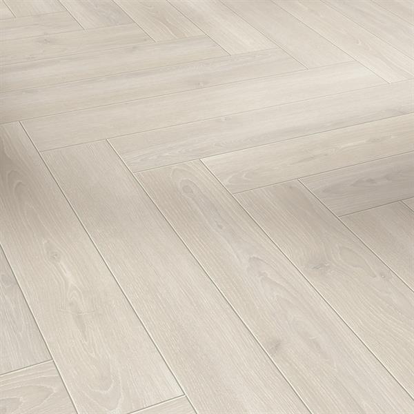 Parador Laminat Trendtime 3 Eiche Skyline weiß Fischgrät 