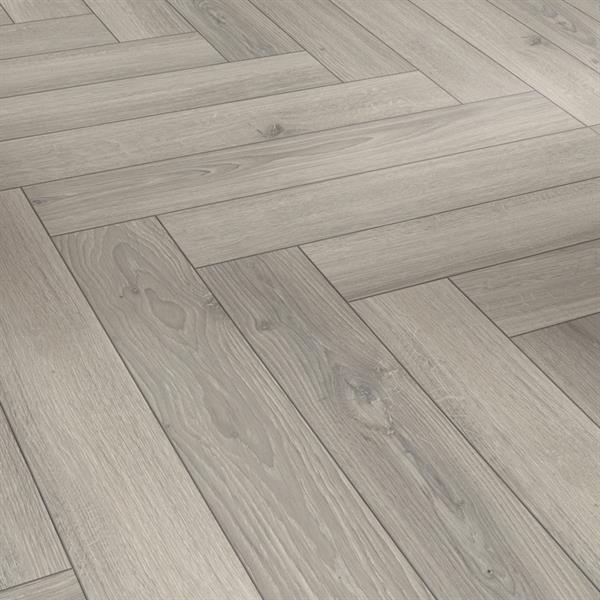 Parador Laminat Trendtime 3 Eiche Studioline lichtgrau Fischgrät 