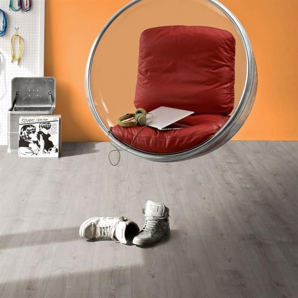 Parador Laminat Trendtime 6 Eiche Valere perlgrau gekälkt Schlossdiele 