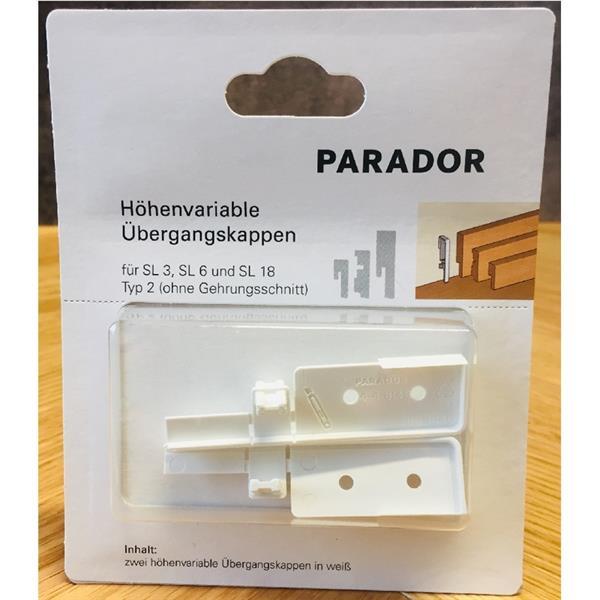 Parador Universal Übergangskappen für SL 1, SL 3, SL 5, SL 5 WF, SL 6, SL 18, in Weiß