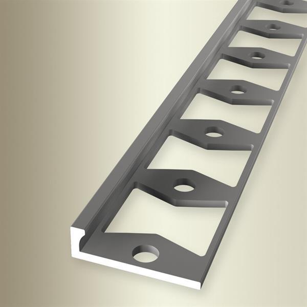 Küberit Doppel-K Abschlussprofil 299 G F2 Edelstahl 250 cm 